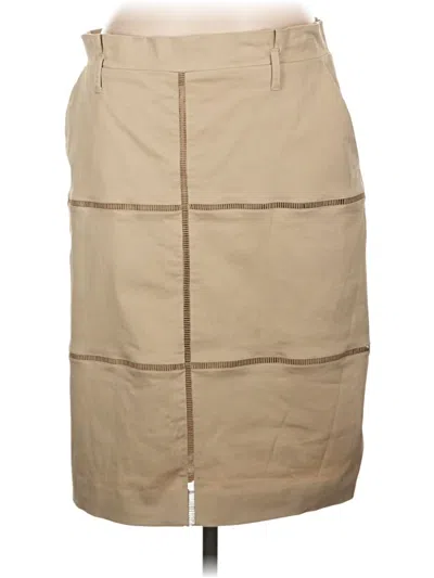 Pre-owned Banana Republic Casual Skirt In Tan