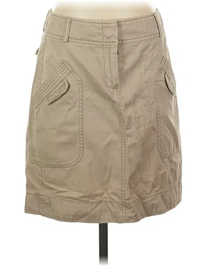Pre-owned Banana Republic Casual Skirt In Tan