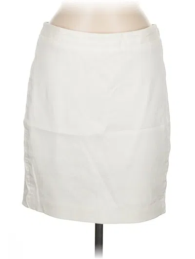 Pre-owned Banana Republic Casual Skirt In White