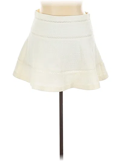 Banana Republic Casual Skirt In White