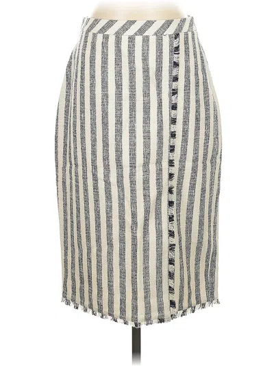 Pre-owned Banana Republic Casual Skirt In White