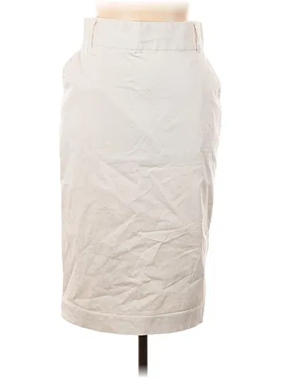Pre-owned Banana Republic Casual Skirt In White