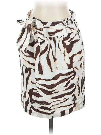 Pre-owned Banana Republic Casual Skirt In White