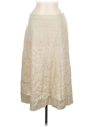 Pre-owned Banana Republic Casual Skirt In White