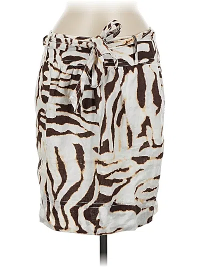 Pre-owned Banana Republic Casual Skirt In White