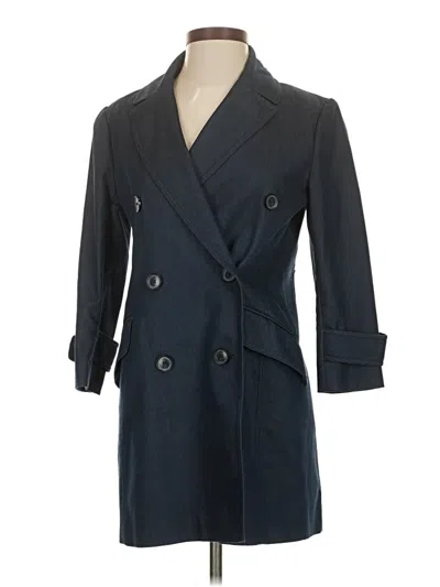 Pre-owned Banana Republic Coat In Blue