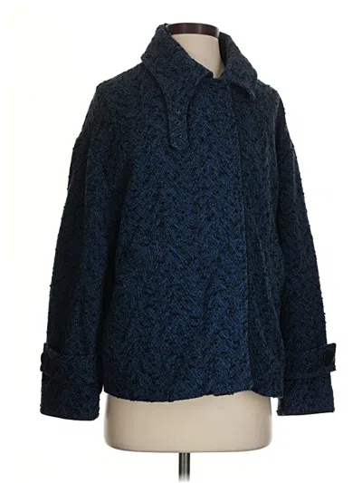 Pre-owned Banana Republic Coat In Blue