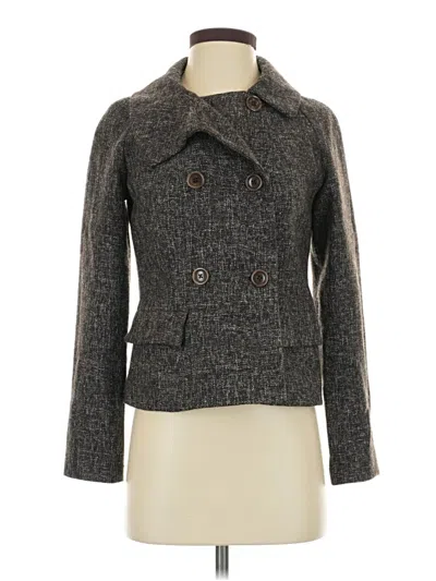 Pre-owned Banana Republic Coat In Gray