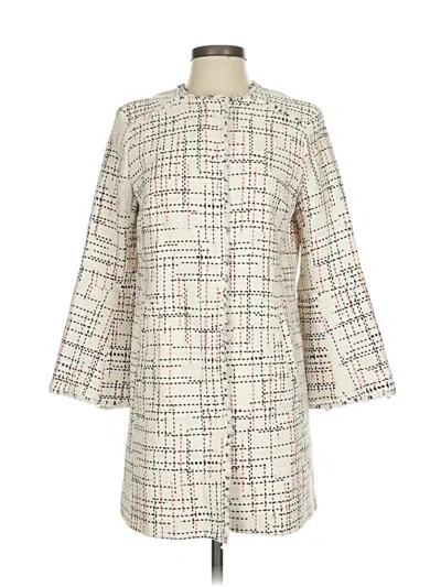 Pre-owned Banana Republic Coat In Ivory