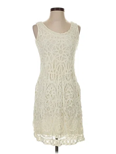 Pre-owned Banana Republic Cocktail Dress In Ivory