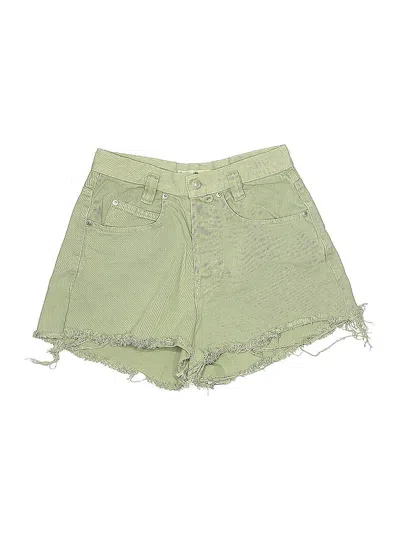 Pre-owned Banana Republic Denim Shorts In Green