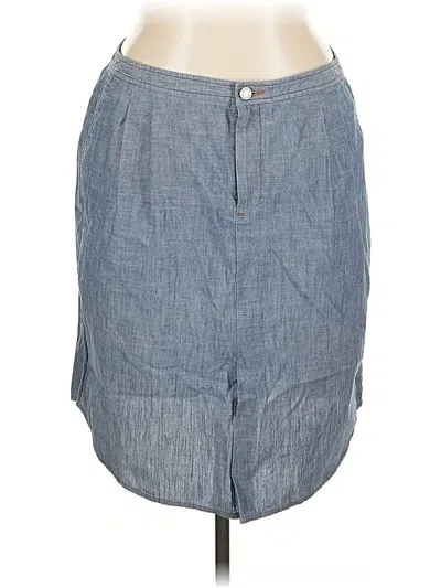 Pre-owned Banana Republic Denim Skirt In Blue