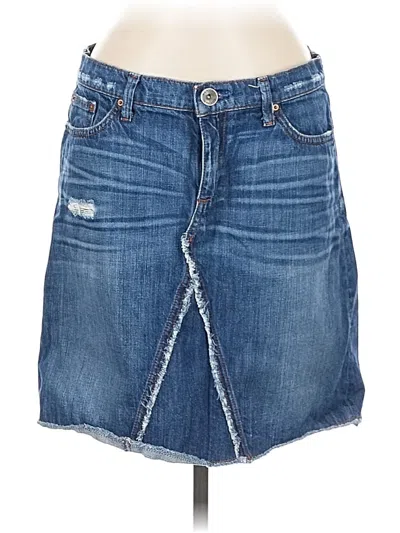 Pre-owned Banana Republic Denim Skirt In Blue