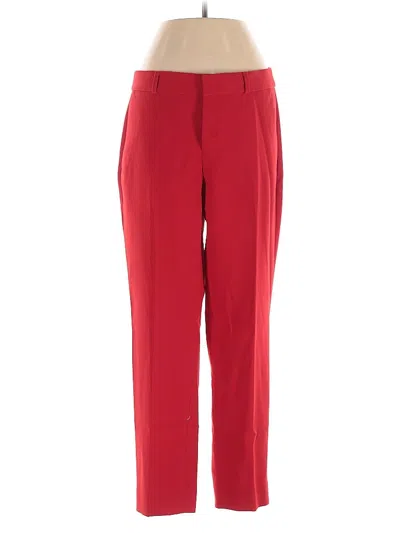 Pre-owned Banana Republic Dress Pants In Red