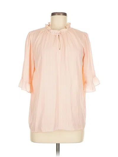 Pre-owned Banana Republic Factory Store 3/4 Sleeve Blouse In Pink
