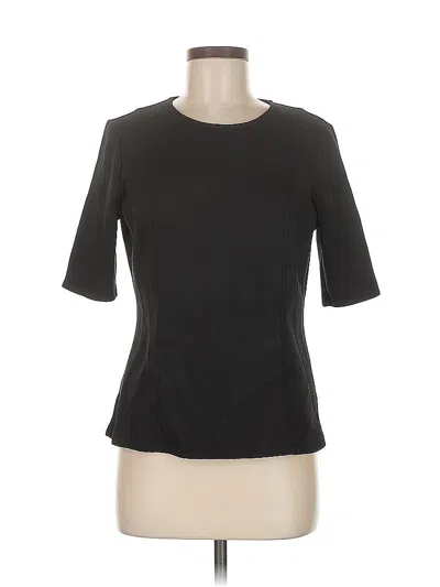 Pre-owned Banana Republic Factory Store 3/4 Sleeve T-shirt In Black