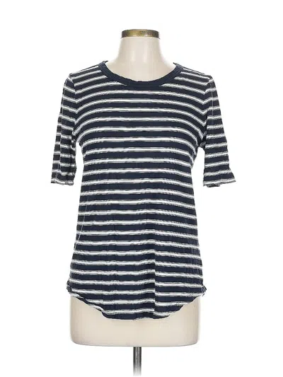 Pre-owned Banana Republic Factory Store 3/4 Sleeve T-shirt In Blue