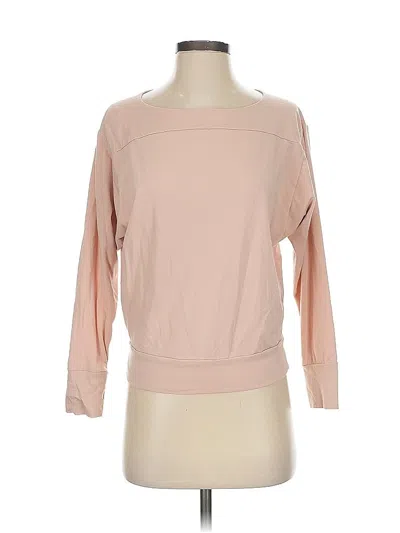 Pre-owned Banana Republic Factory Store 3/4 Sleeve T-shirt In Pink