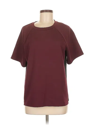 Pre-owned Banana Republic Factory Store Active T-shirt In Burgundy