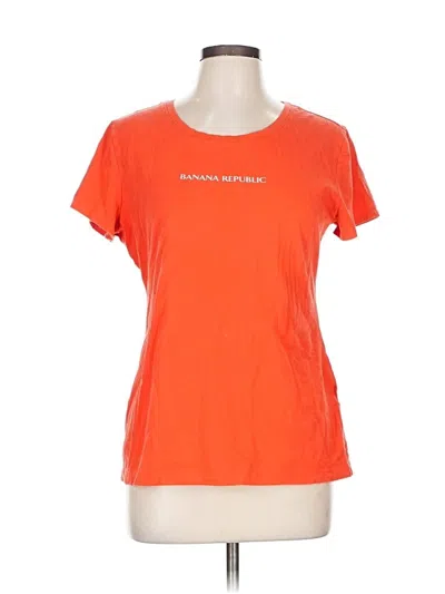 Pre-owned Banana Republic Factory Store Active T-shirt In Orange