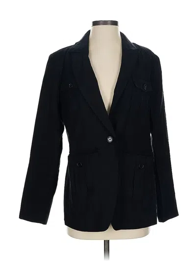 Pre-owned Banana Republic Factory Store Blazer Jacket In Black
