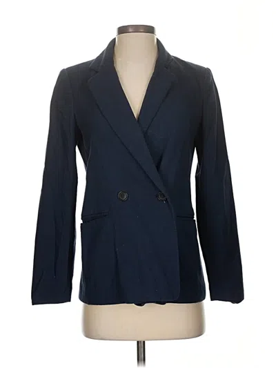 Pre-owned Banana Republic Factory Store Blazer Jacket In Blue