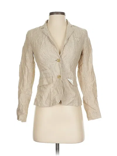 Pre-owned Banana Republic Factory Store Blazer Jacket In Brown