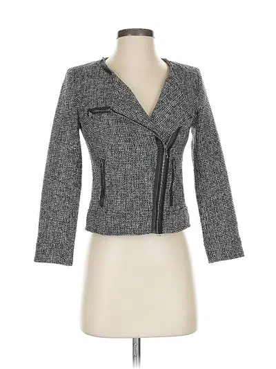 Pre-owned Banana Republic Factory Store Blazer Jacket In Gray