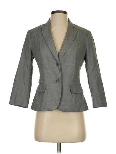 Pre-owned Banana Republic Factory Store Blazer Jacket In Gray