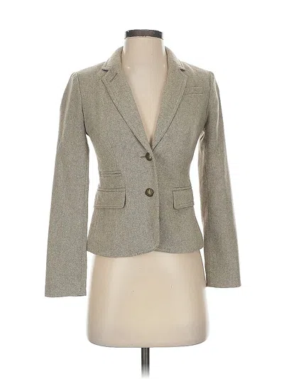 Pre-owned Banana Republic Factory Store Blazer Jacket In Gray