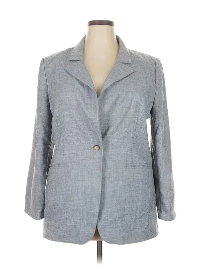 Pre-owned Banana Republic Factory Store Blazer Jacket In Gray