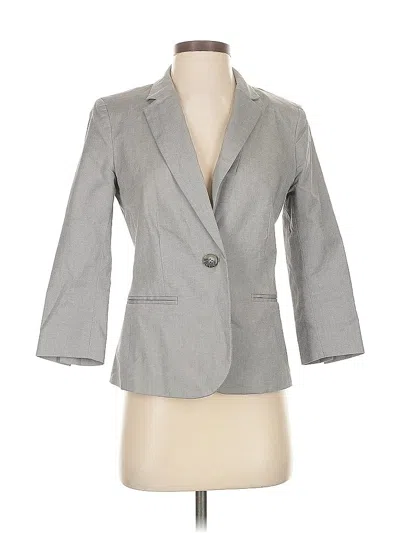 Pre-owned Banana Republic Factory Store Blazer Jacket In Gray