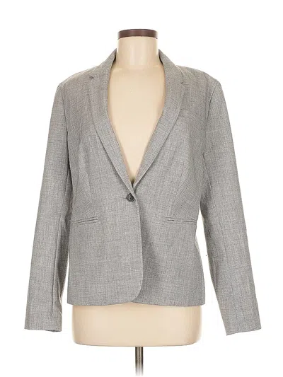 Pre-owned Banana Republic Factory Store Blazer Jacket In Gray