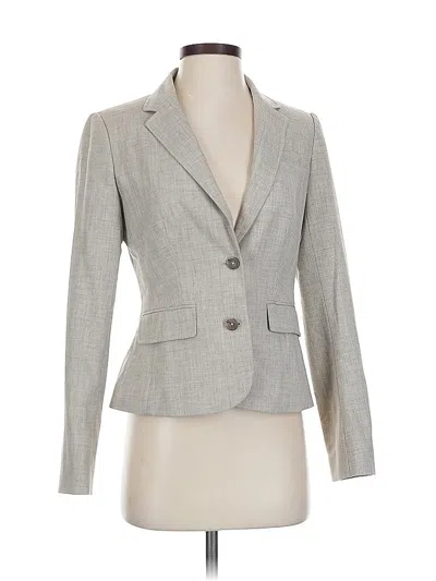 Pre-owned Banana Republic Factory Store Blazer Jacket In Gray