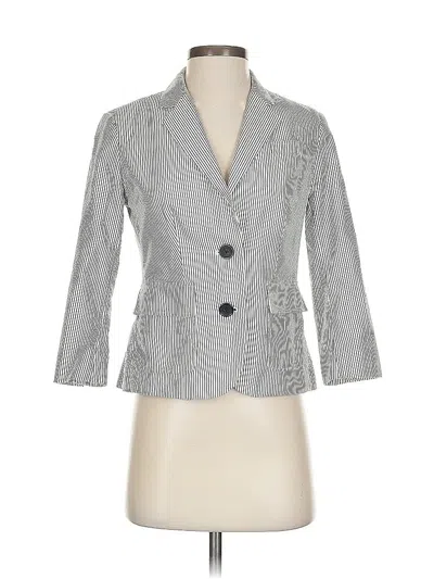 Pre-owned Banana Republic Factory Store Blazer Jacket In Gray