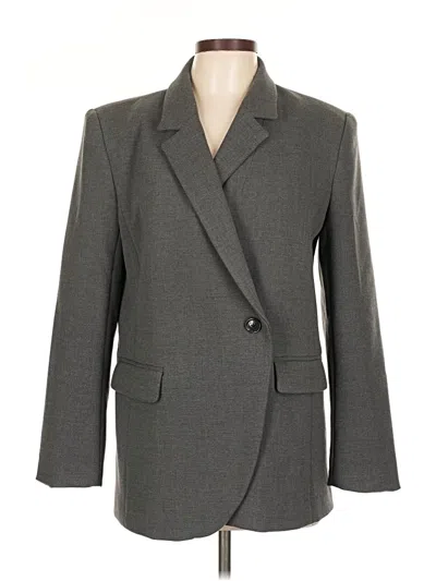 Pre-owned Banana Republic Factory Store Blazer Jacket In Gray