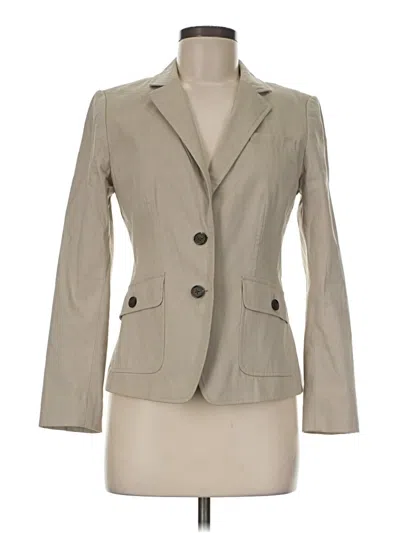 Pre-owned Banana Republic Factory Store Blazer Jacket In Tan
