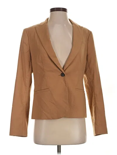 Pre-owned Banana Republic Factory Store Blazer Jacket In Tan