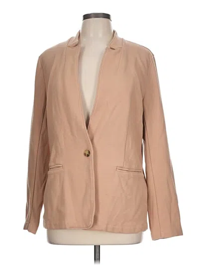 Pre-owned Banana Republic Factory Store Blazer Jacket In Tan