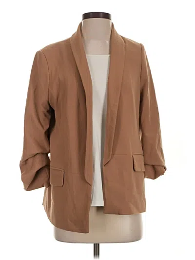 Pre-owned Banana Republic Factory Store Blazer Jacket In Tan