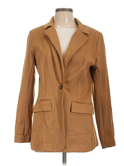 Pre-owned Banana Republic Factory Store Blazer Jacket In Tan