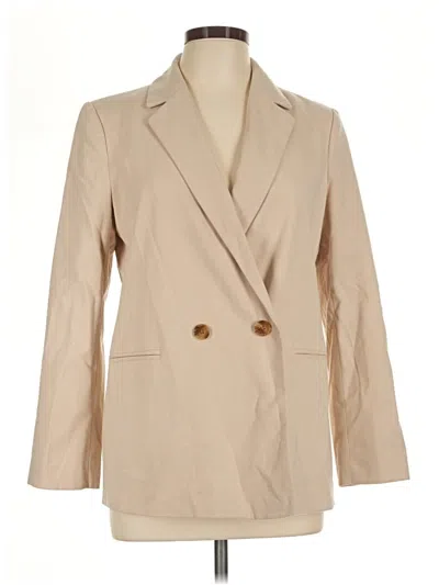 Pre-owned Banana Republic Factory Store Blazer Jacket In Tan