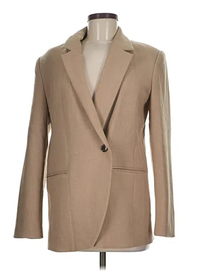 Pre-owned Banana Republic Factory Store Blazer Jacket In Tan