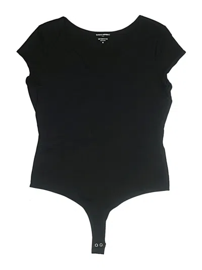 Pre-owned Banana Republic Factory Store Bodysuit In Black