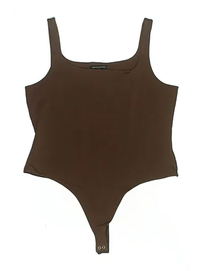 Pre-owned Banana Republic Factory Store Bodysuit In Brown