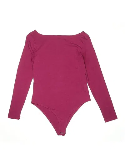 Pre-owned Banana Republic Factory Store Bodysuit In Burgundy