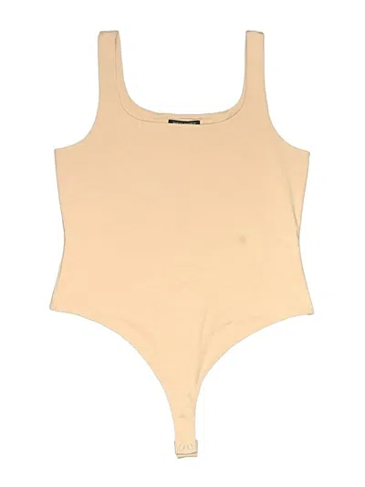 Pre-owned Banana Republic Factory Store Bodysuit In Tan