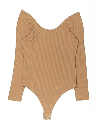Pre-owned Banana Republic Factory Store Bodysuit In Tan
