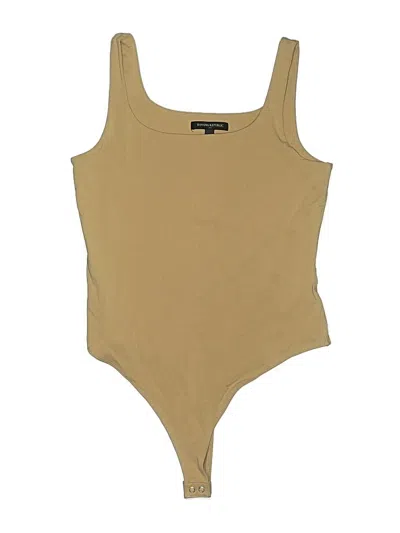 Pre-owned Banana Republic Factory Store Bodysuit In Tan