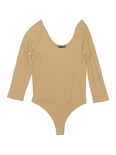 Pre-owned Banana Republic Factory Store Bodysuit In Tan